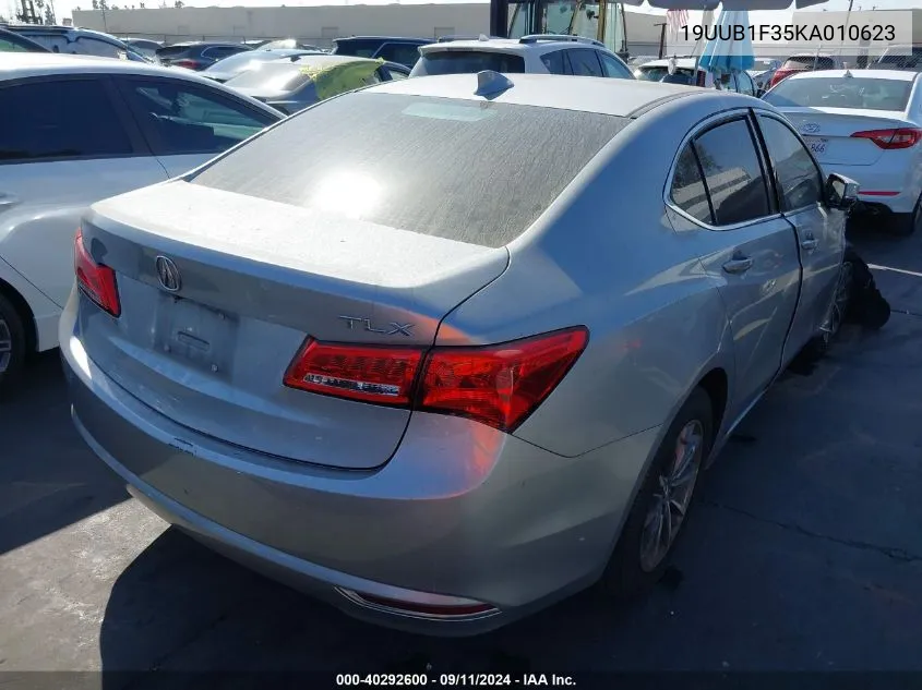 2019 Acura Tlx Standard VIN: 19UUB1F35KA010623 Lot: 40292600