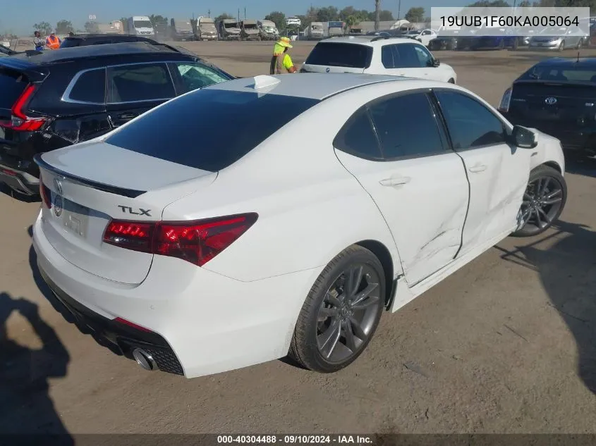 2019 Acura Tlx Tech A-Spec Pkgs VIN: 19UUB1F60KA005064 Lot: 40304488