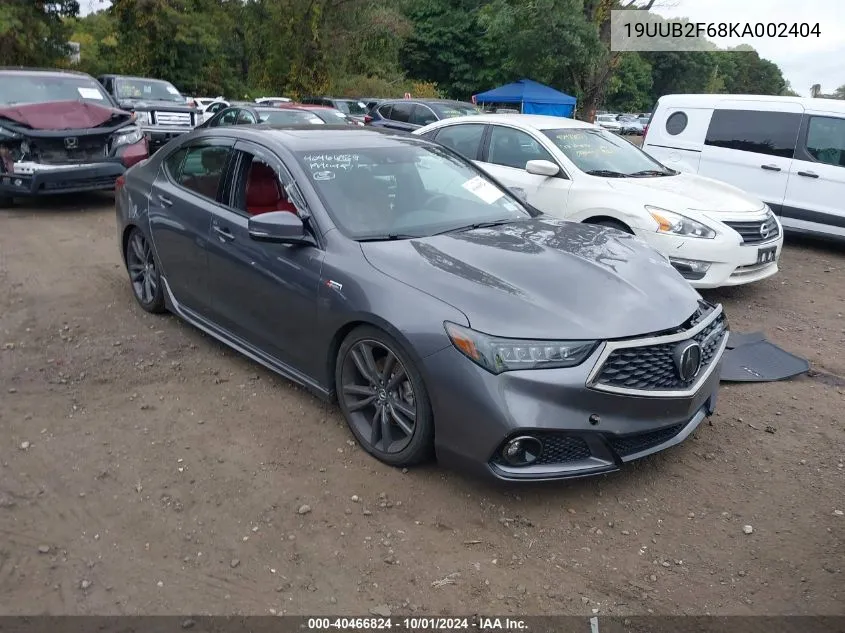 2019 Acura Tlx Technology/A-Spec VIN: 19UUB2F68KA002404 Lot: 40466824