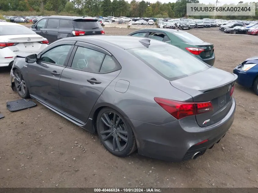 2019 Acura Tlx Technology/A-Spec VIN: 19UUB2F68KA002404 Lot: 40466824