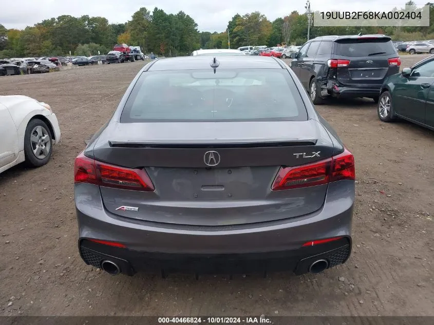 2019 Acura Tlx Technology/A-Spec VIN: 19UUB2F68KA002404 Lot: 40466824