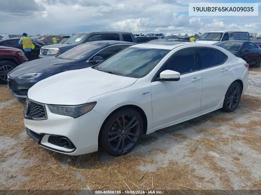 2019 Acura Tlx Tech A-Spec Pkgs VIN: 19UUB2F65KA009035 Lot: 40506185