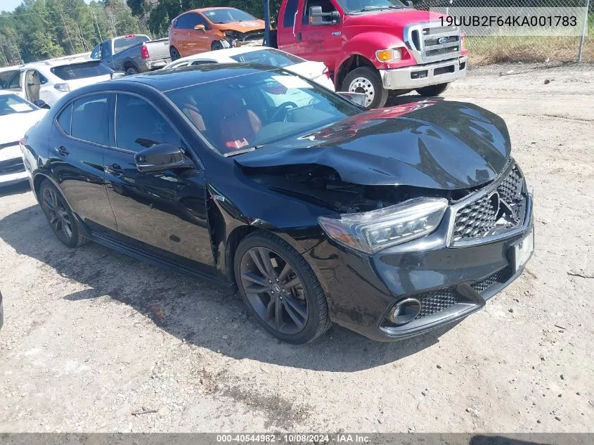 2019 Acura Tlx Tech A-Spec Pkgs VIN: 19UUB2F64KA001783 Lot: 40544982