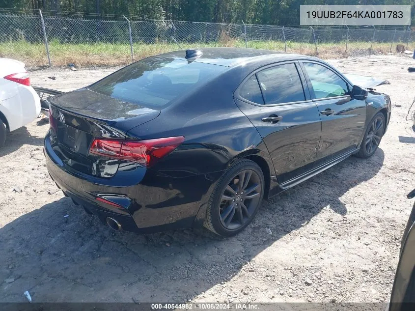 2019 Acura Tlx Tech A-Spec Pkgs VIN: 19UUB2F64KA001783 Lot: 40544982