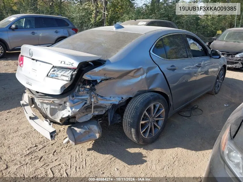 2019 Acura Tlx Standard VIN: 19UUB1F3XKA009385 Lot: 40584274