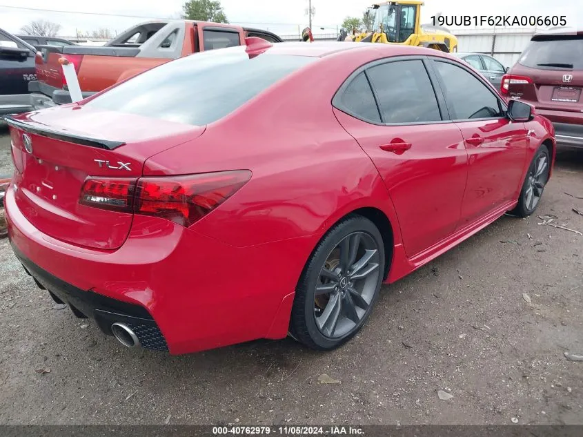 2019 Acura Tlx Tech A-Spec Pkgs VIN: 19UUB1F62KA006605 Lot: 40762979