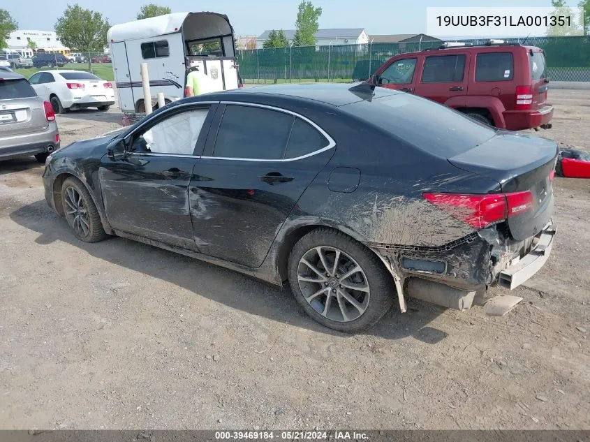 19UUB3F31LA001351 2020 Acura Tlx Standard