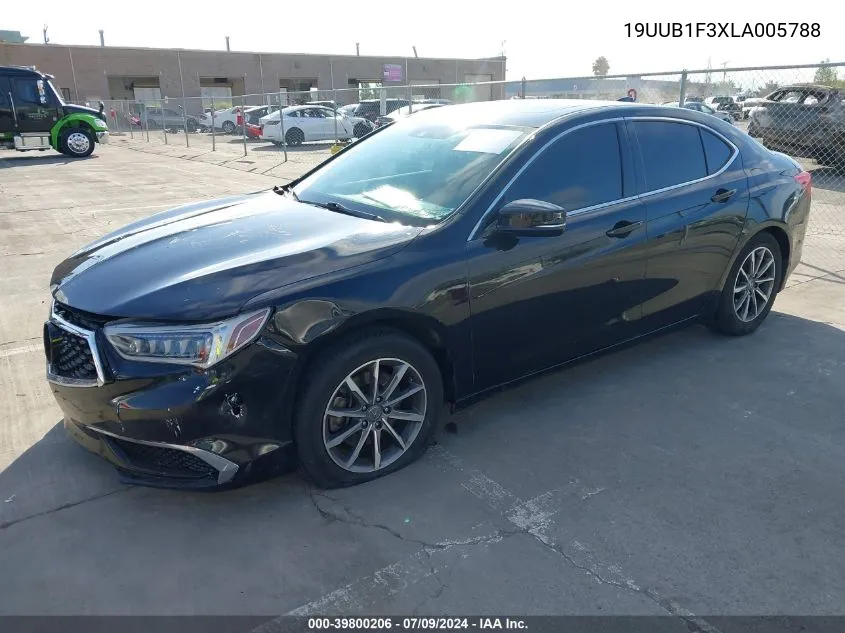 2020 Acura Tlx Standard VIN: 19UUB1F3XLA005788 Lot: 39800206