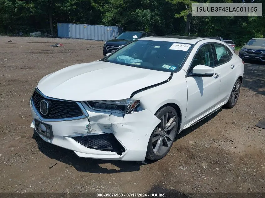 19UUB3F43LA001165 2020 Acura Tlx Tech Package