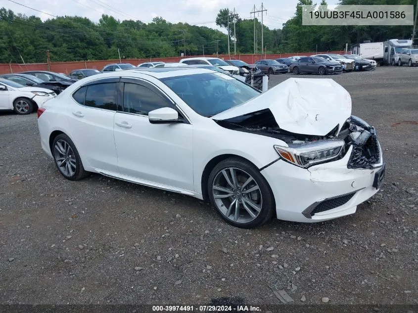 19UUB3F45LA001586 2020 Acura Tlx Tech Package