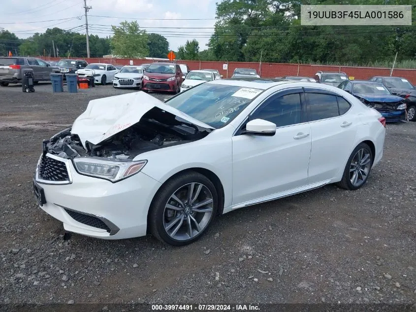 19UUB3F45LA001586 2020 Acura Tlx Tech Package