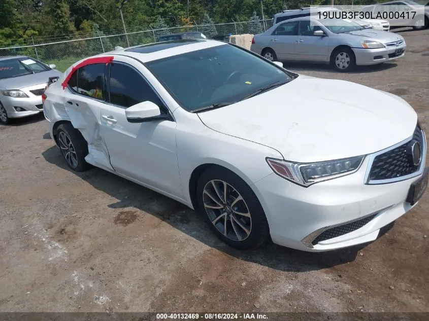 19UUB3F30LA000417 2020 Acura Tlx Standard