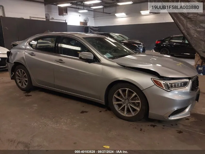 2020 Acura Tlx Tech Package VIN: 19UUB1F58LA003880 Lot: 40183528