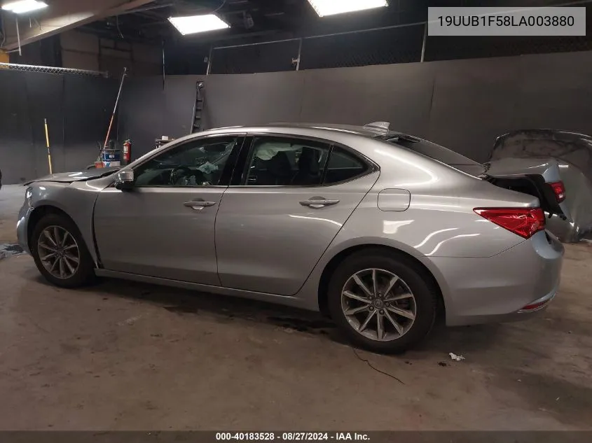 2020 Acura Tlx Tech Package VIN: 19UUB1F58LA003880 Lot: 40183528