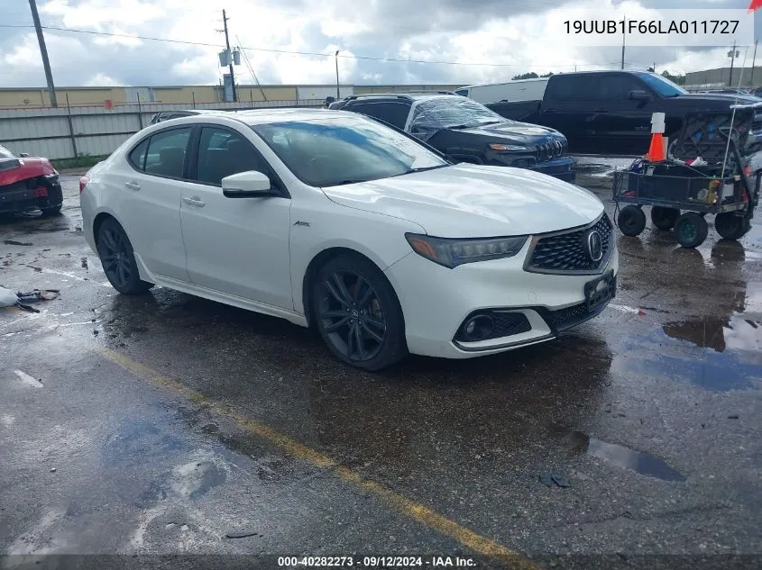 2020 Acura Tlx Technology/A-Spec VIN: 19UUB1F66LA011727 Lot: 40282273