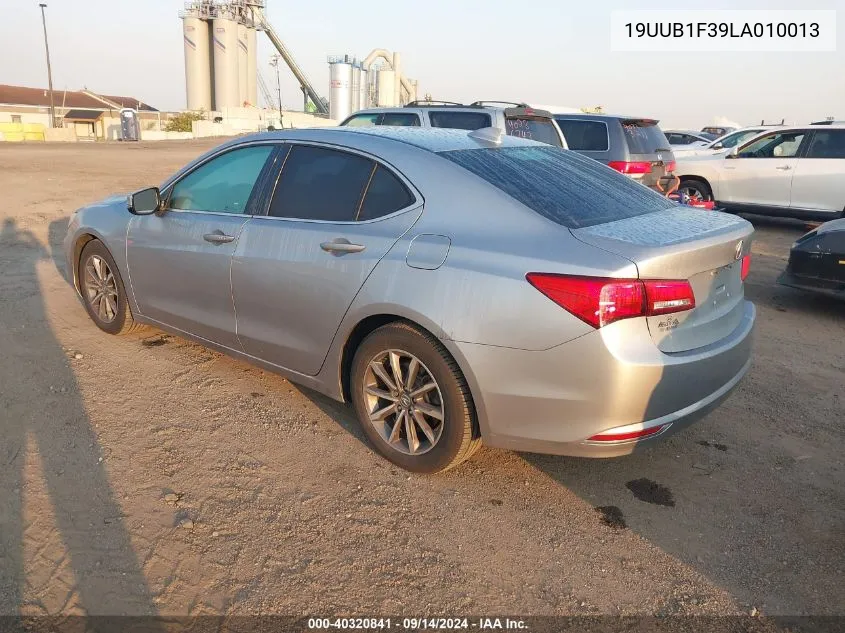 2020 Acura Tlx Standard VIN: 19UUB1F39LA010013 Lot: 40320841