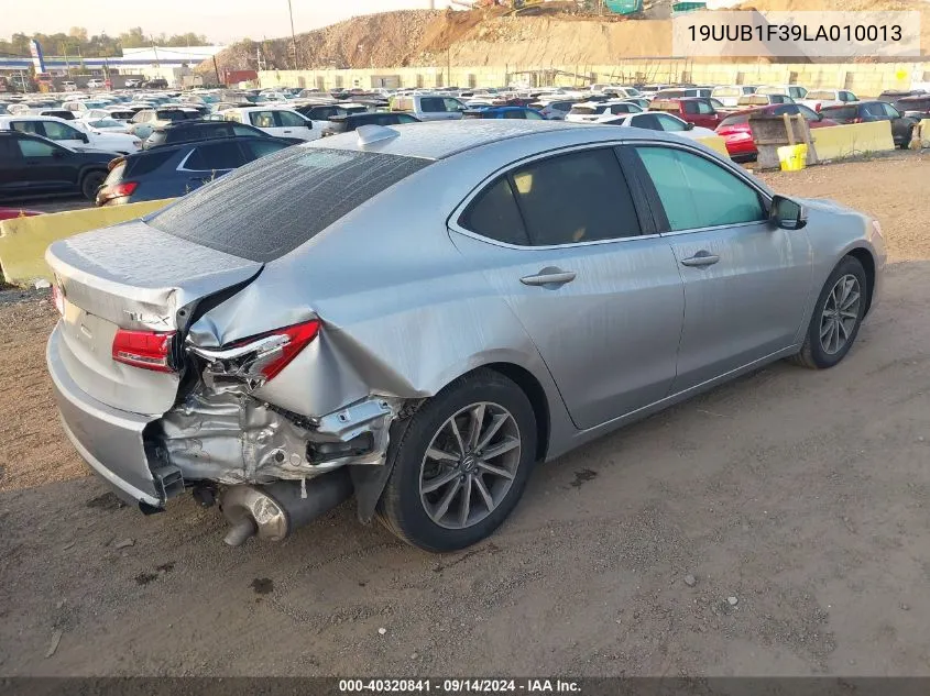 2020 Acura Tlx Standard VIN: 19UUB1F39LA010013 Lot: 40320841