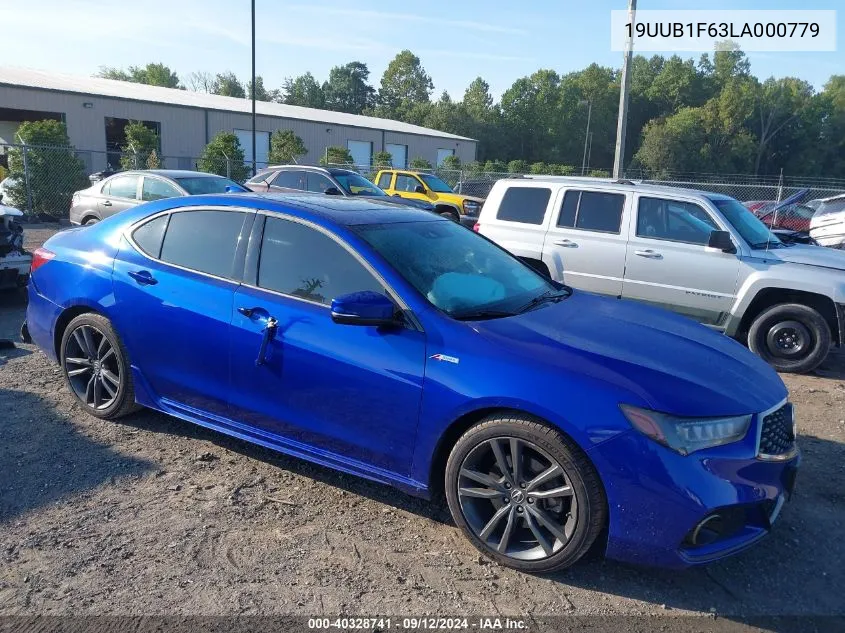 2020 Acura Tlx Technology/A-Spec VIN: 19UUB1F63LA000779 Lot: 40328741