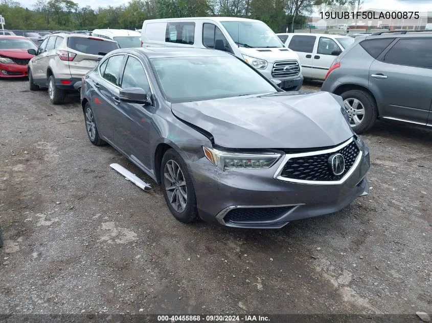 2020 Acura Tlx Tech Package VIN: 19UUB1F50LA000875 Lot: 40455868