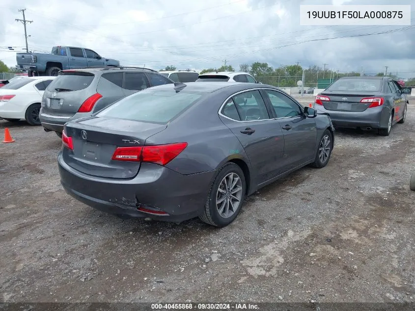 2020 Acura Tlx Tech Package VIN: 19UUB1F50LA000875 Lot: 40455868