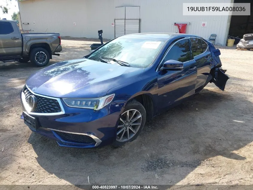 2020 Acura Tlx Tech Package VIN: 19UUB1F59LA008036 Lot: 40523997