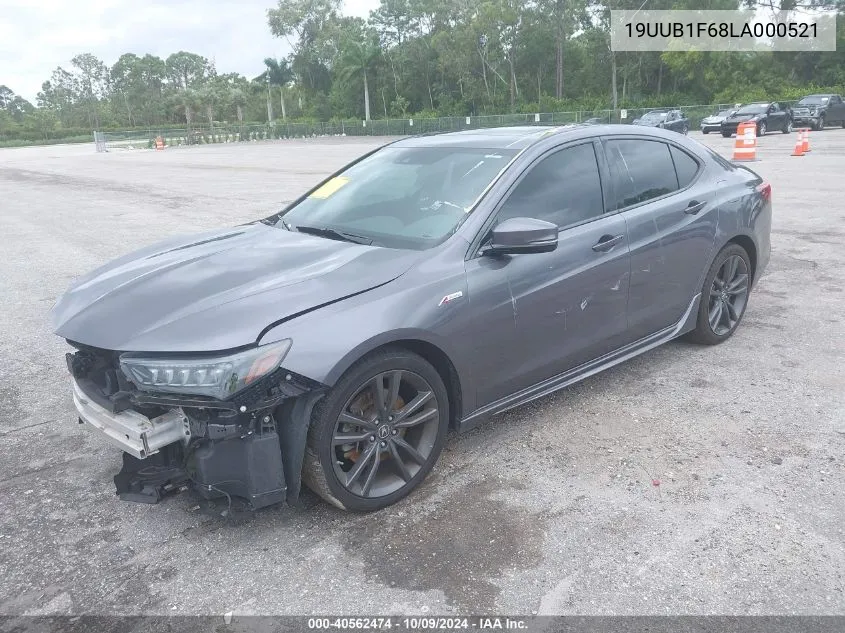 2020 Acura Tlx A-Spec/A-Spec W/Red Leather VIN: 19UUB1F68LA000521 Lot: 40562474