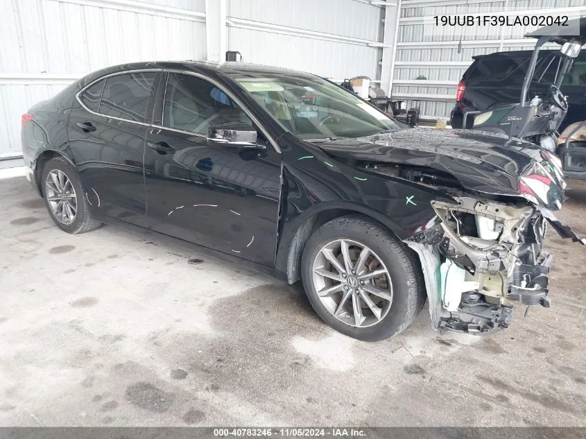 2020 Acura Tlx Standard VIN: 19UUB1F39LA002042 Lot: 40783246