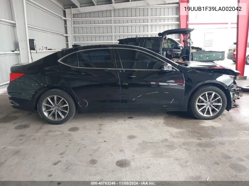 2020 Acura Tlx Standard VIN: 19UUB1F39LA002042 Lot: 40783246