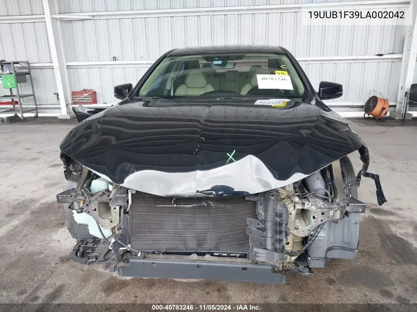 2020 Acura Tlx Standard VIN: 19UUB1F39LA002042 Lot: 40783246