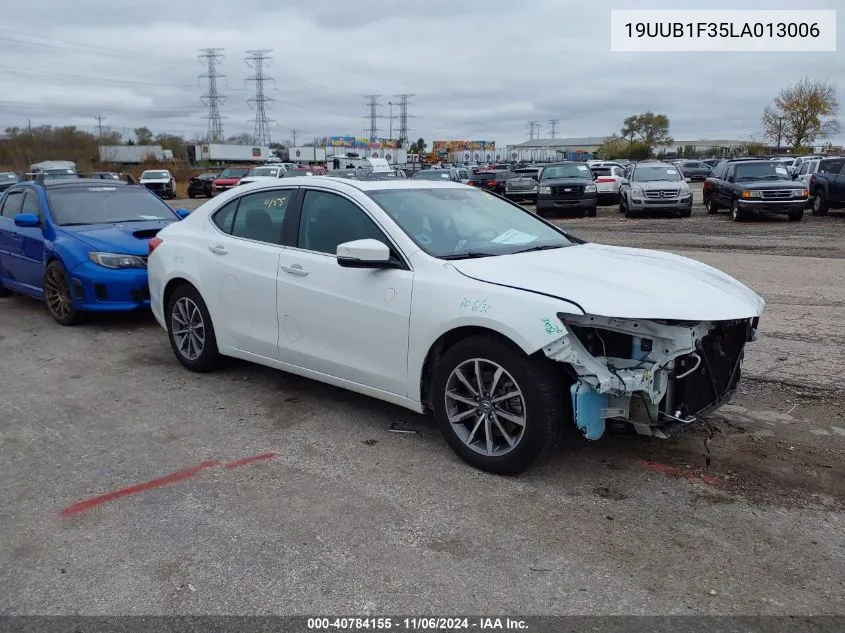 2020 Acura Tlx Standard VIN: 19UUB1F35LA013006 Lot: 40784155