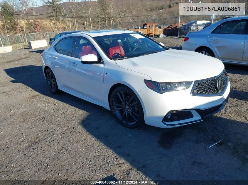 2020 Acura Tlx A-Spec/A-Spec W/Red Leather VIN: 19UUB1F67LA006861 Lot: 40843862