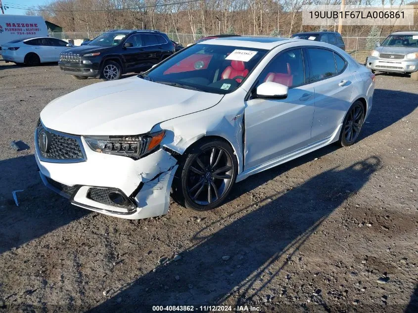 2020 Acura Tlx A-Spec/A-Spec W/Red Leather VIN: 19UUB1F67LA006861 Lot: 40843862