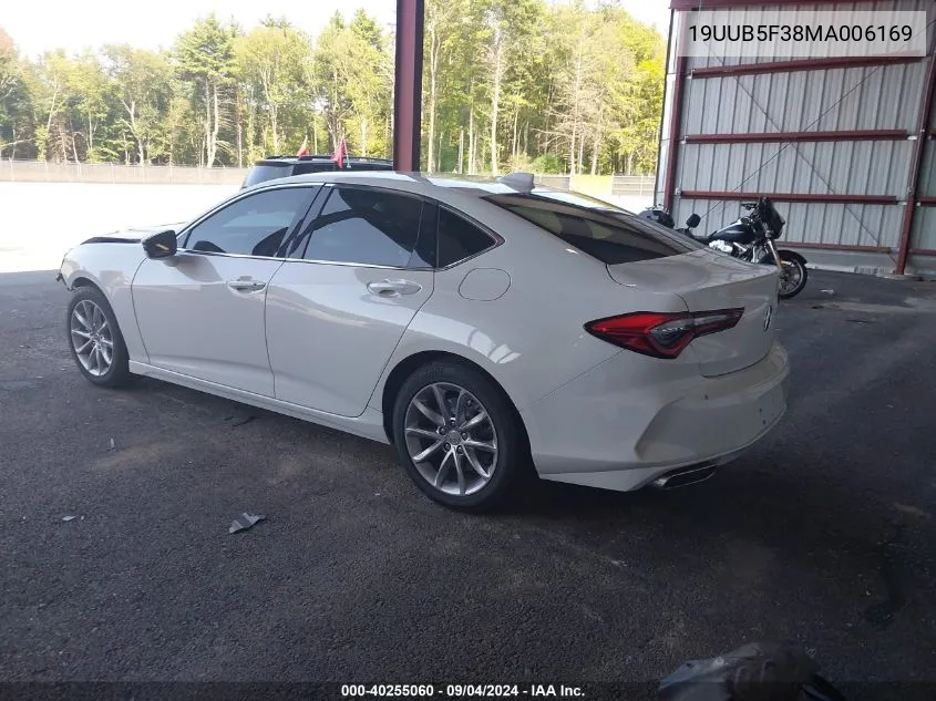 19UUB5F38MA006169 2021 Acura Tlx Standard