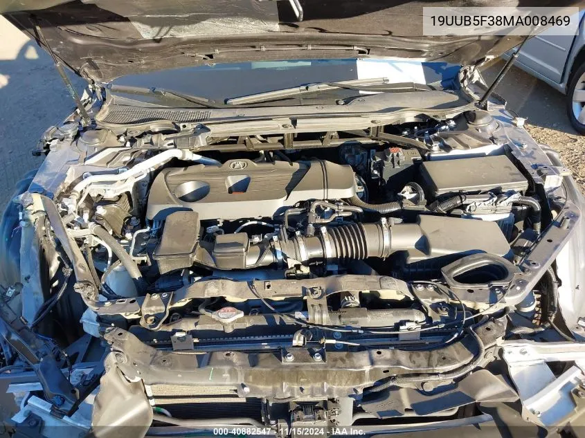 2021 Acura Tlx Standard VIN: 19UUB5F38MA008469 Lot: 40882547