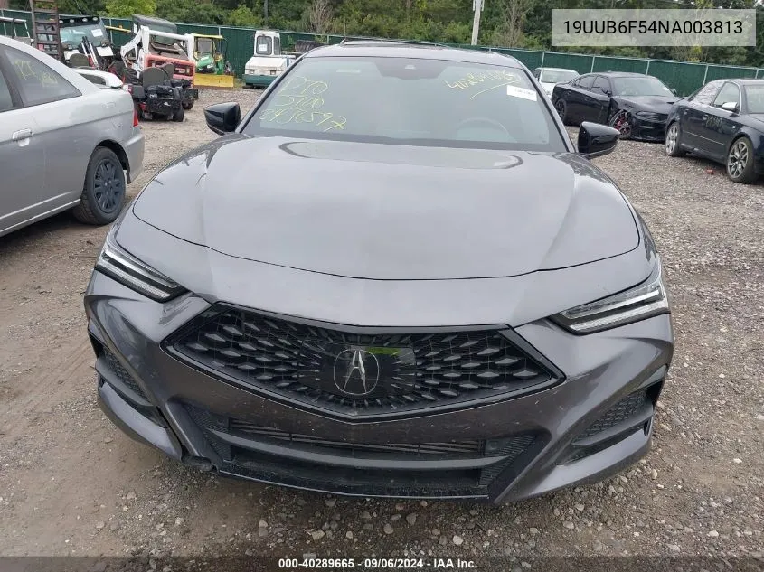 2022 Acura Tlx A-Spec Package VIN: 19UUB6F54NA003813 Lot: 40289665