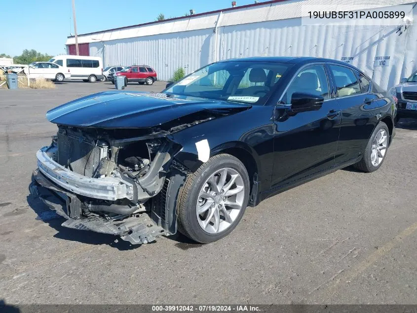 2023 Acura Tlx Standard VIN: 19UUB5F31PA005899 Lot: 39912042