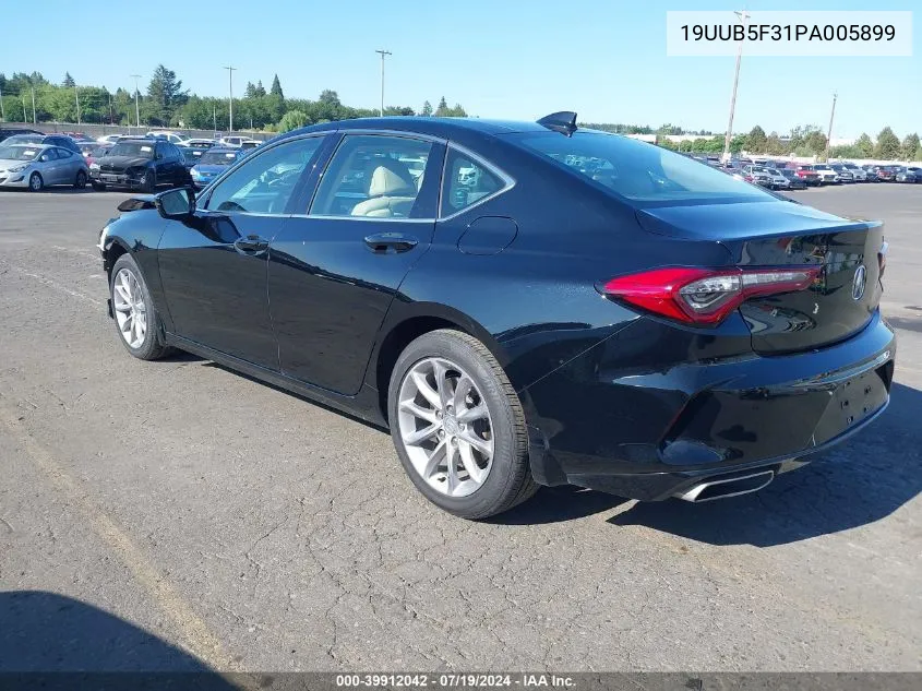 2023 Acura Tlx Standard VIN: 19UUB5F31PA005899 Lot: 39912042