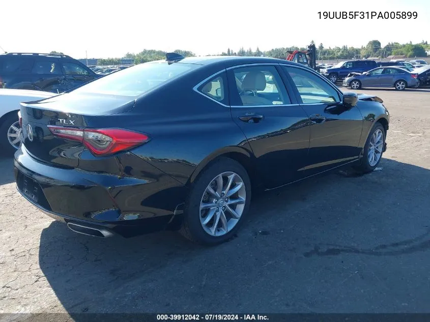 2023 Acura Tlx Standard VIN: 19UUB5F31PA005899 Lot: 39912042