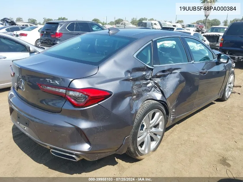 19UUB5F48PA000384 2023 Acura Tlx Technology Package