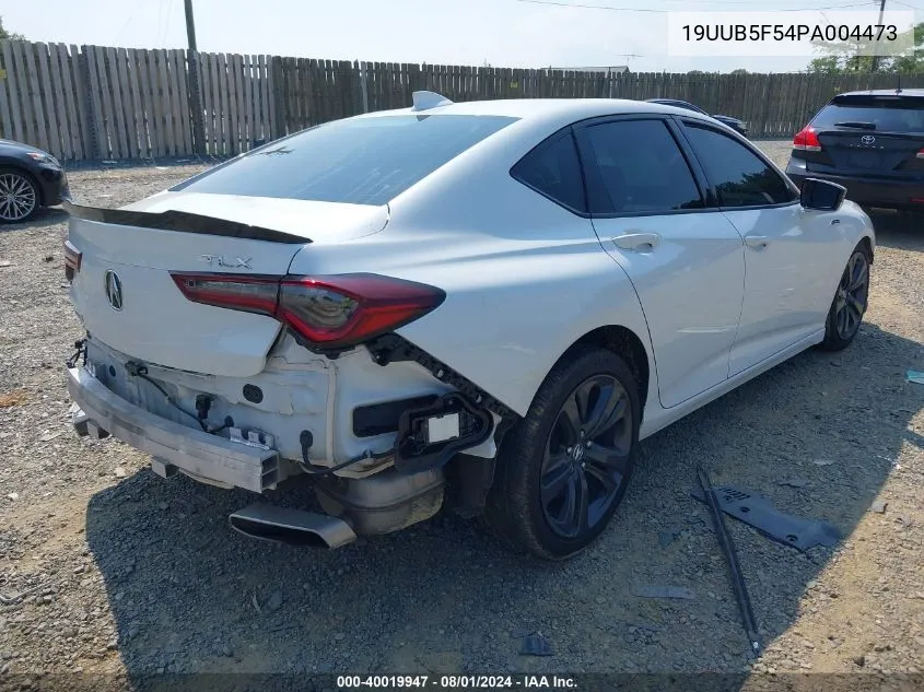 2023 Acura Tlx A-Spec Package VIN: 19UUB5F54PA004473 Lot: 40019947