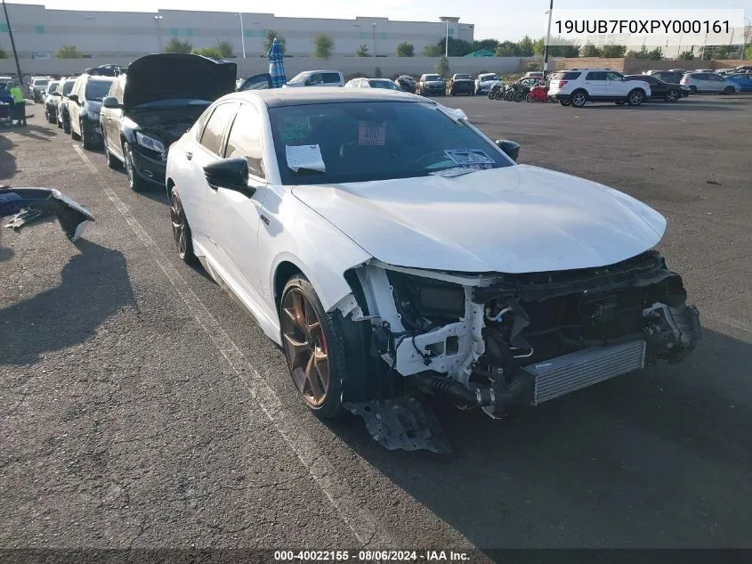 2023 Acura Tlx Type S/Type S Pmc Edition VIN: 19UUB7F0XPY000161 Lot: 40022155