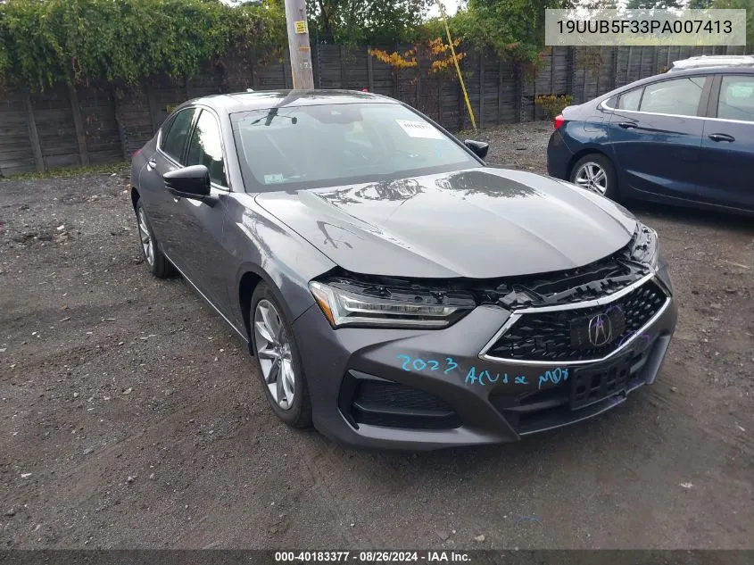 2023 Acura Tlx Standard VIN: 19UUB5F33PA007413 Lot: 40183377