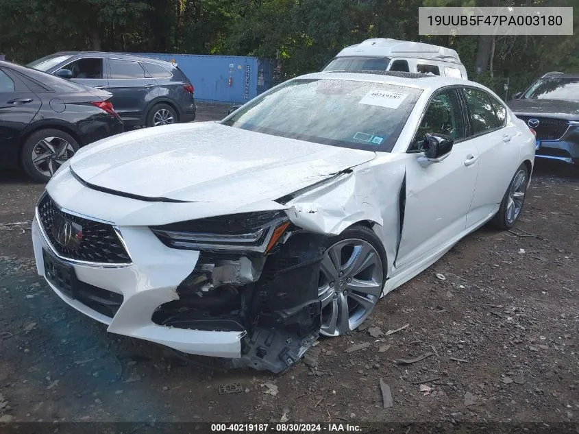 19UUB5F47PA003180 2023 Acura Tlx Technology Package