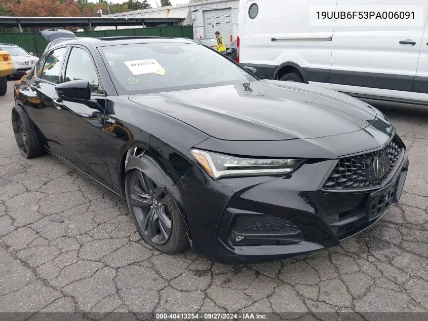 2023 Acura Tlx A-Spec Package VIN: 19UUB6F53PA006091 Lot: 40413254