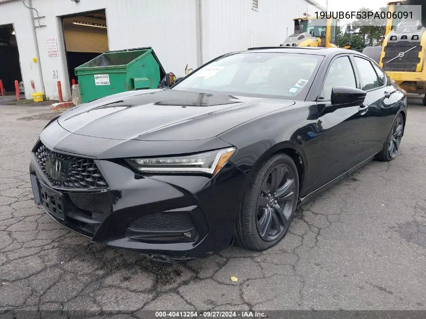 2023 Acura Tlx A-Spec Package VIN: 19UUB6F53PA006091 Lot: 40413254