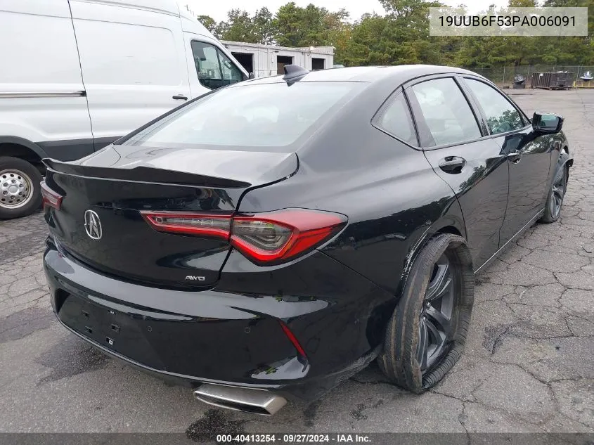 2023 Acura Tlx A-Spec Package VIN: 19UUB6F53PA006091 Lot: 40413254