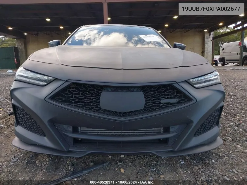 2023 Acura Tlx Type S/Type S Pmc Edition VIN: 19UUB7F0XPA002677 Lot: 40528971