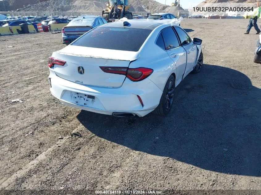 19UUB5F32PA000954 2023 Acura Tlx Standard