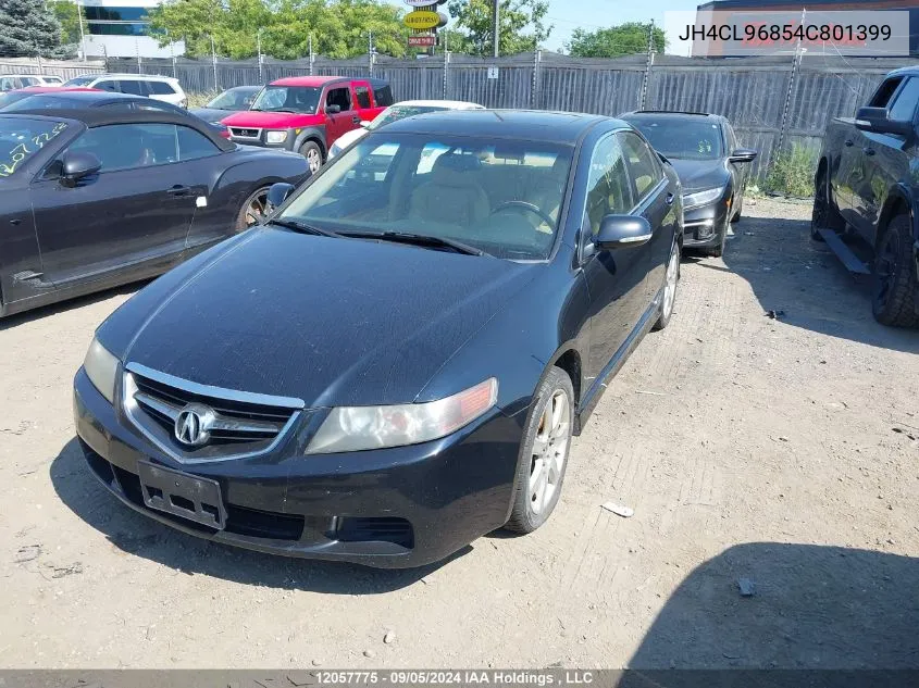 2004 Acura Tsx VIN: JH4CL96854C801399 Lot: 12057775