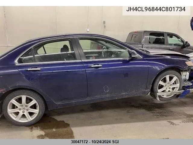 2004 Acura Tsx VIN: JH4CL96844C801734 Lot: 30047172